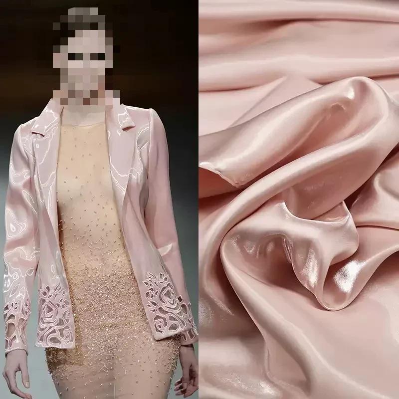 100x150 ס"מ רקע משי פילגש שיפוע חתונה שמלת Hanfu בד פנטזיה נוצץ זכוכית משי סאטן מפת שולחן