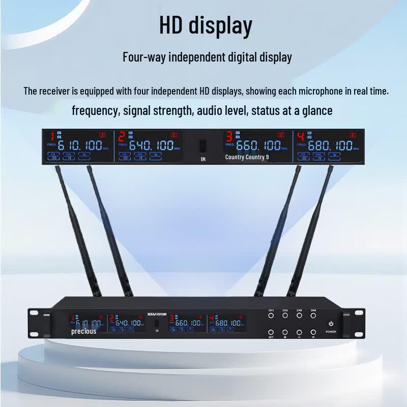 Xun Er Wei UZ-300 Series Professional True Diversity Wireless Microphone System (CN version)
