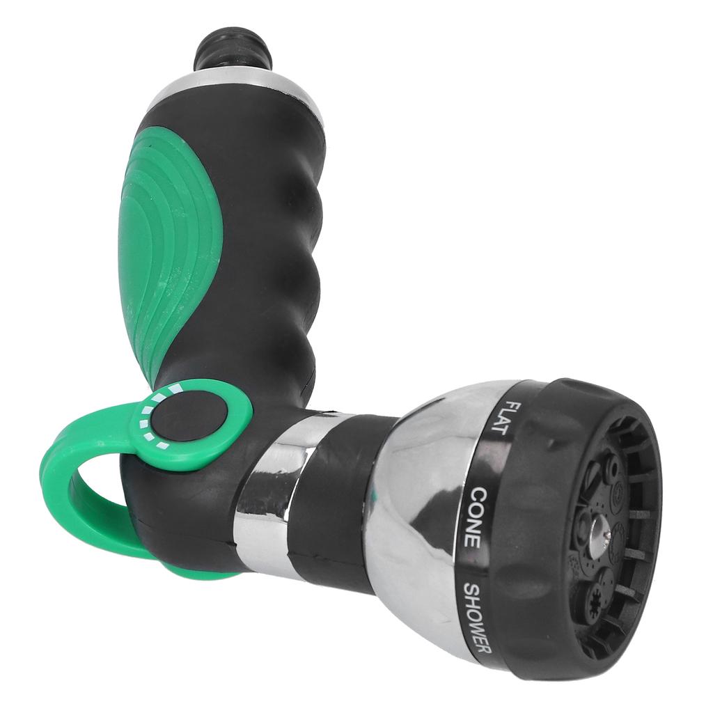 Garden Hose Spray Nozzle AntiSlip 8 Adjustable Patterns Water Sprayer Quick Connector Set(G3/4 )