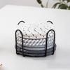 8 Sters For Drinks Coffee Table Absorbent Antiskid Mat Boho Living Room Decor Table Mat Elegant Round Shape Pad Easy To Clean