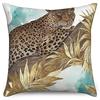 Wild Animal Zebra Leopard throw pillow cover with short plush print for living room sofa decoration cushion cover pillow covers