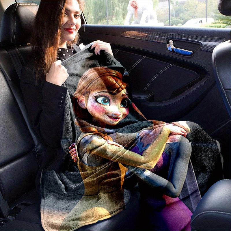 1PC Cartoon Blanket, Seasonal Universal, Home Decoration, Throw Blankets, Cute Cartoon Print, Soft Flannel Throw Blanket, Versatile & Cozy F