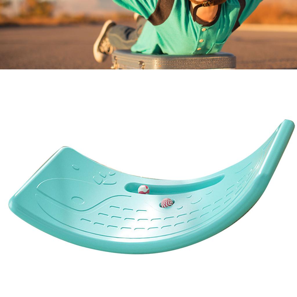 Kids Rocker Board Plastic Load Bearing 50kg 110.2lb Children s Wobble Board for Exercise Indoor Birthday Gift