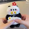Handmade DIY Cute Panda Doll Pendant Plush Material Bag Squeaking Little Doll Birthday Gift
