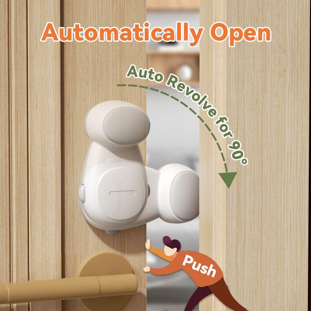 Automatic Child Safety Finger Pinch Guard No Drilling Prevent Door Injuries Device  for Kids