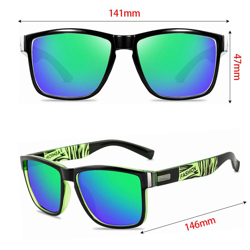 Polarized Sunglasses UV400 Fishing Glasses for Men Outdoor Bike Cycling Goggles Eyewear Anti-ultraviolet Vintage Classic Riding Driving Sun Glasses