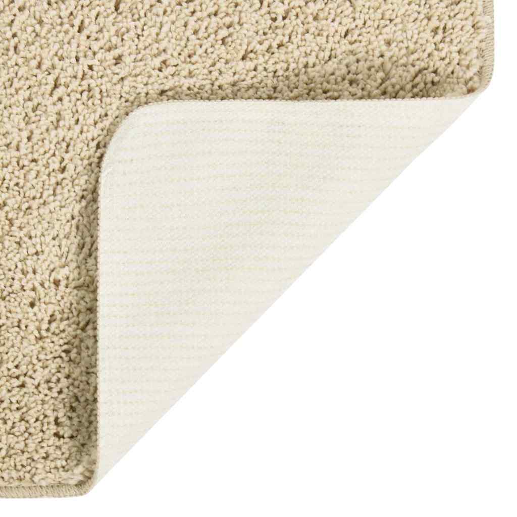 vidaXL Shaggy-Teppich Creme 120x170 Cm Rutschfest