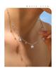 Korean Style Titanium Steel Small Flower Diamond Necklace for Women - Sweet Design Clavicle Choker