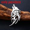 BEIER 3D 316L stainless steel new design howling wolf pendant necklace viking men celt Charm Fashion jewelry LLBP8-303P
