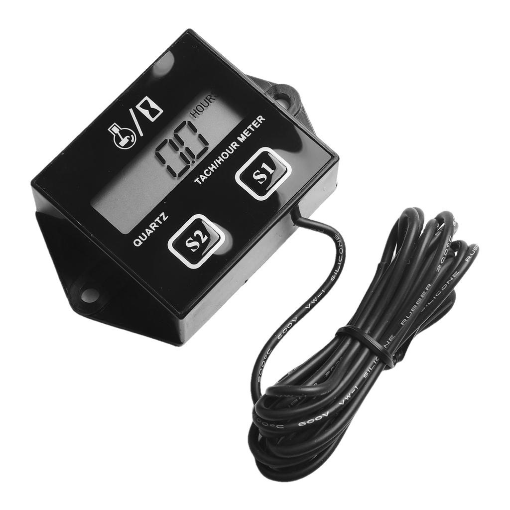 7*4*2cm Hour Counter Elcometer Digital Hour Meter Customizable Induction Wire Length Epoxy Sealed For Durability
