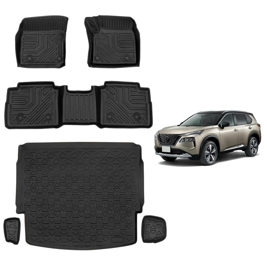X-Trail T33 Series 5 Seater Exclusive Floor Mat + Luggage Mat Dedicated Design X-Trail