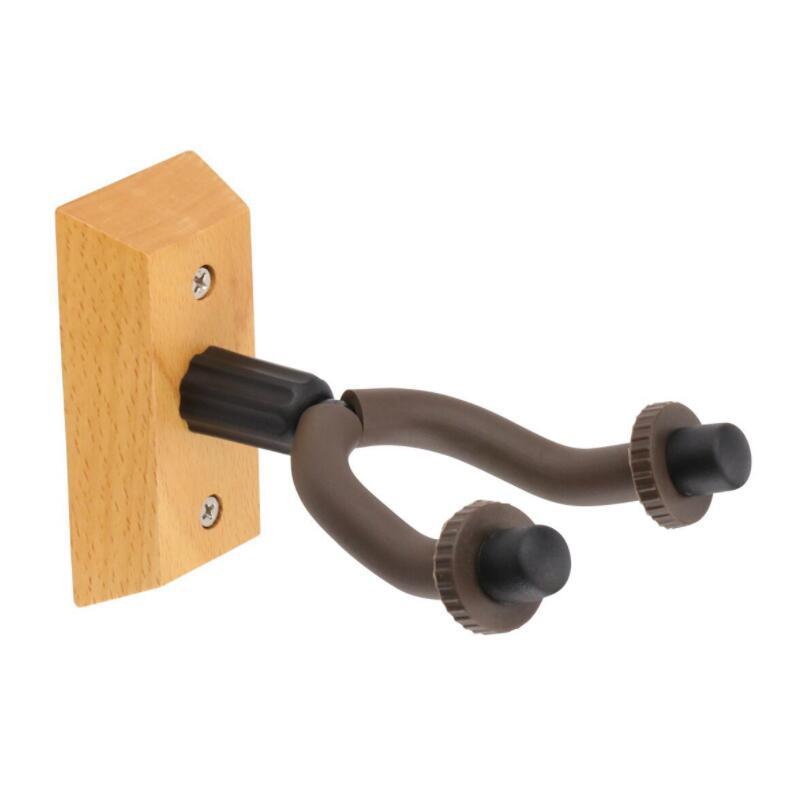 Guitar Wall Mount Wooden Hook & Display Stand for Electric Guitars - Multi-purpose Musical Instrument Accessory