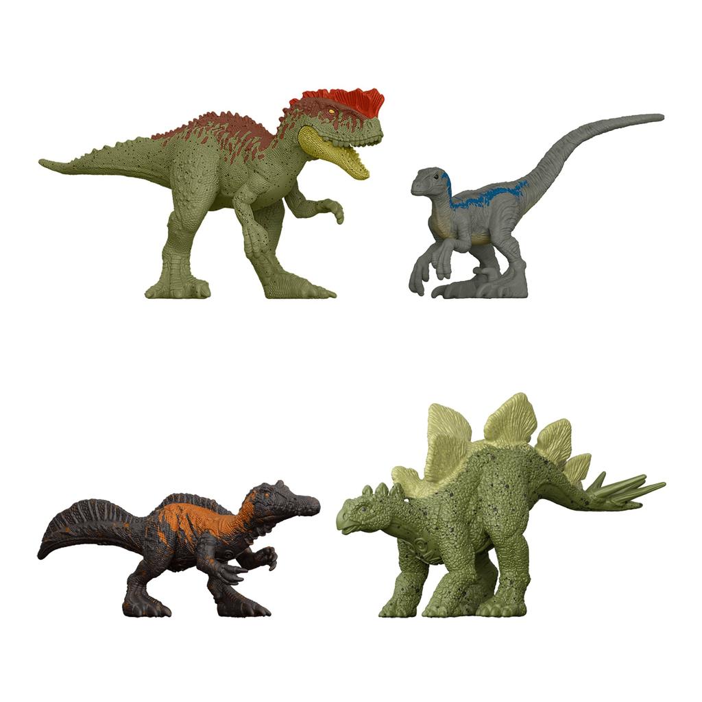 Mattel Jurassic World Minifigurka Pudełko Asortyment 2025 3rd Kids Blind Dinosaur Ages Edition, Figurki, Pudełko, Zabawka, 3+, Wielofunkcyjne, GWP38-986M