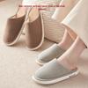 Japanese Linen Home Slippers - Silent, Non-Slip, Cotton Linen, Sweat-Absorbent, Breathable Indoor Shoes for All Seasons.