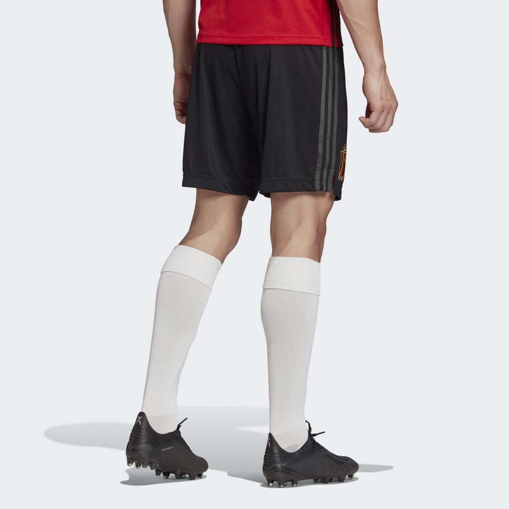 Adidas Belgium National Team Home Football Shorts Men Bottoms Black EJ8554