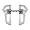 Empire Knight Rear Passenger Footpegs: Motorcycle Accessories for Universal Harley Models