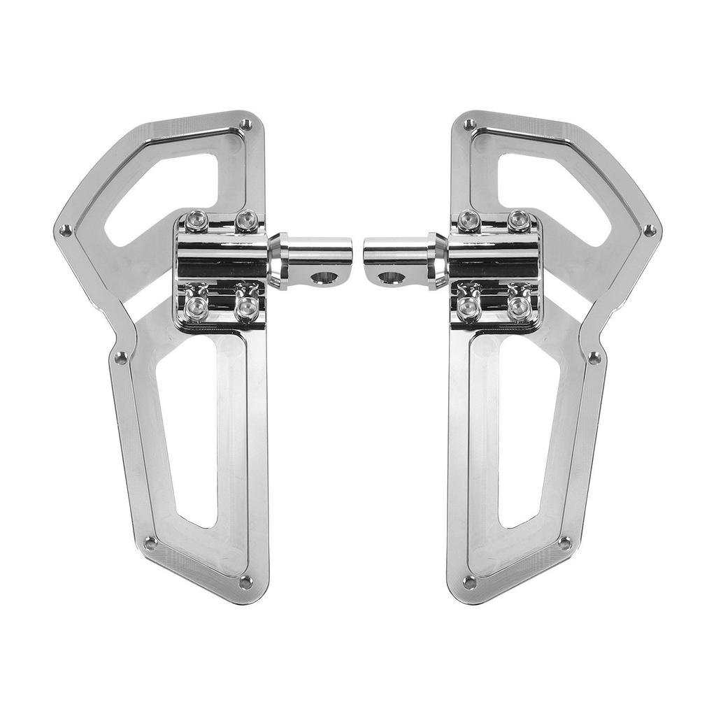 Empire Knight Rear Passenger Footpegs: Motorcycle Accessories for Universal Harley Models
