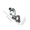 Drum Rack Clamp with Hinged Sides Adjustable for Stage Rig, Drummers