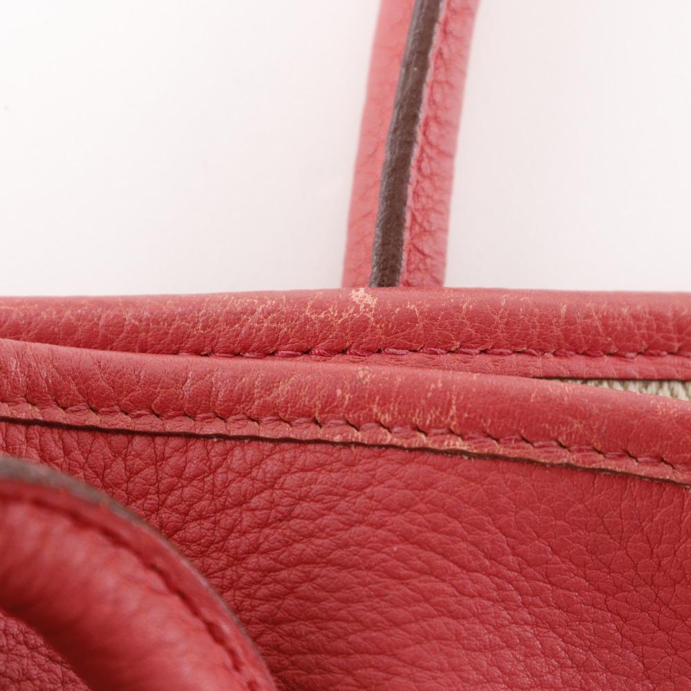 HERMES Garden party PM Tote Bag pink Negonda Women Used