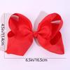 New Solid Bows Hair Clips For Girls Handmade Grosgrain Ribbon Bow Hairpins Children Barrettes Fashion Boutique Hair Accessories
