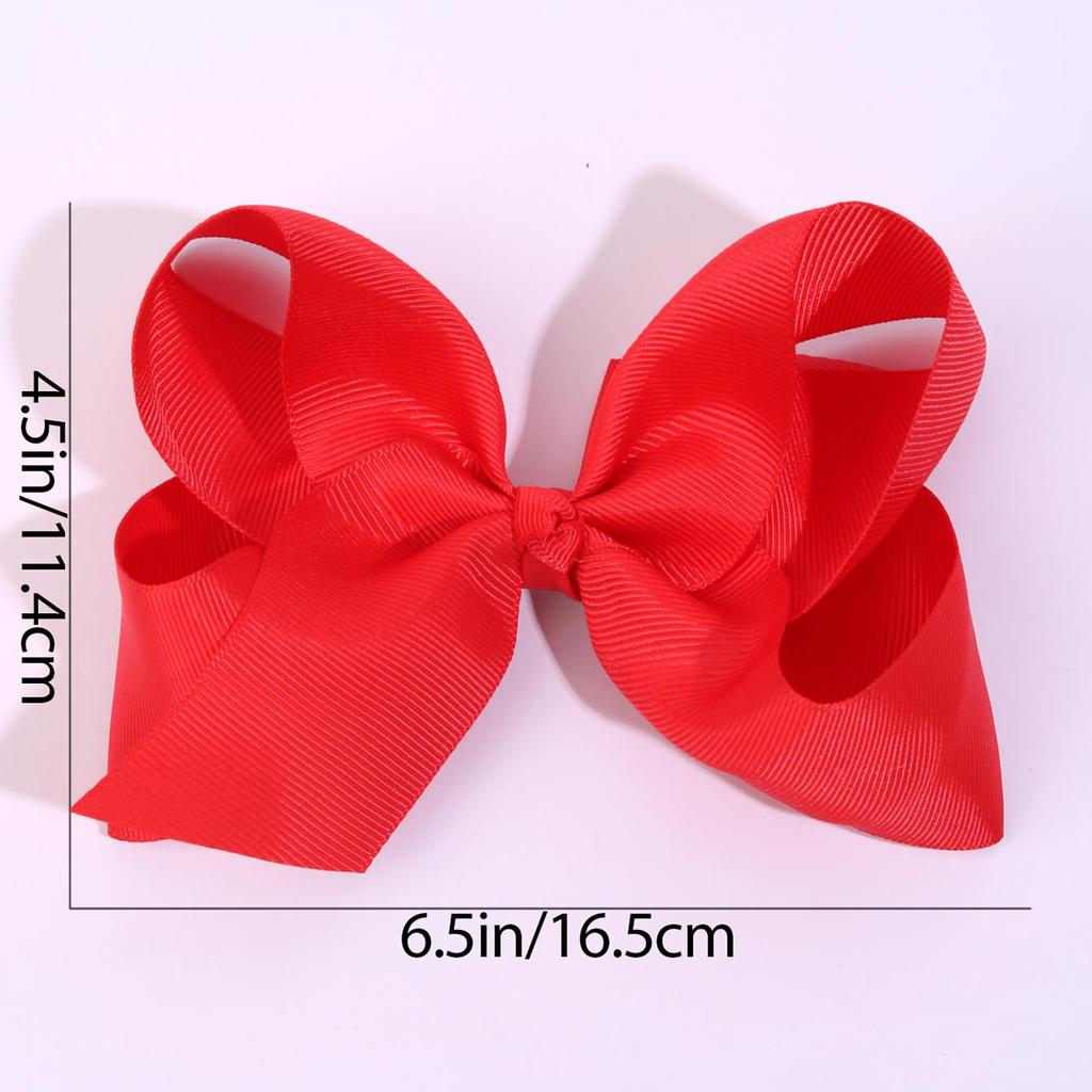 New Solid Bows Hair Clips For Girls Handmade Grosgrain Ribbon Bow Hairpins Children Barrettes Fashion Boutique Hair Accessories