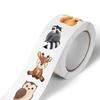 500Pcs/Roll Heterotypic Forest Animals Stickers 2.5cm/1.0'' Art Labels Learning Rewards, Adorn Gifts for Watercup Phone PC Pad