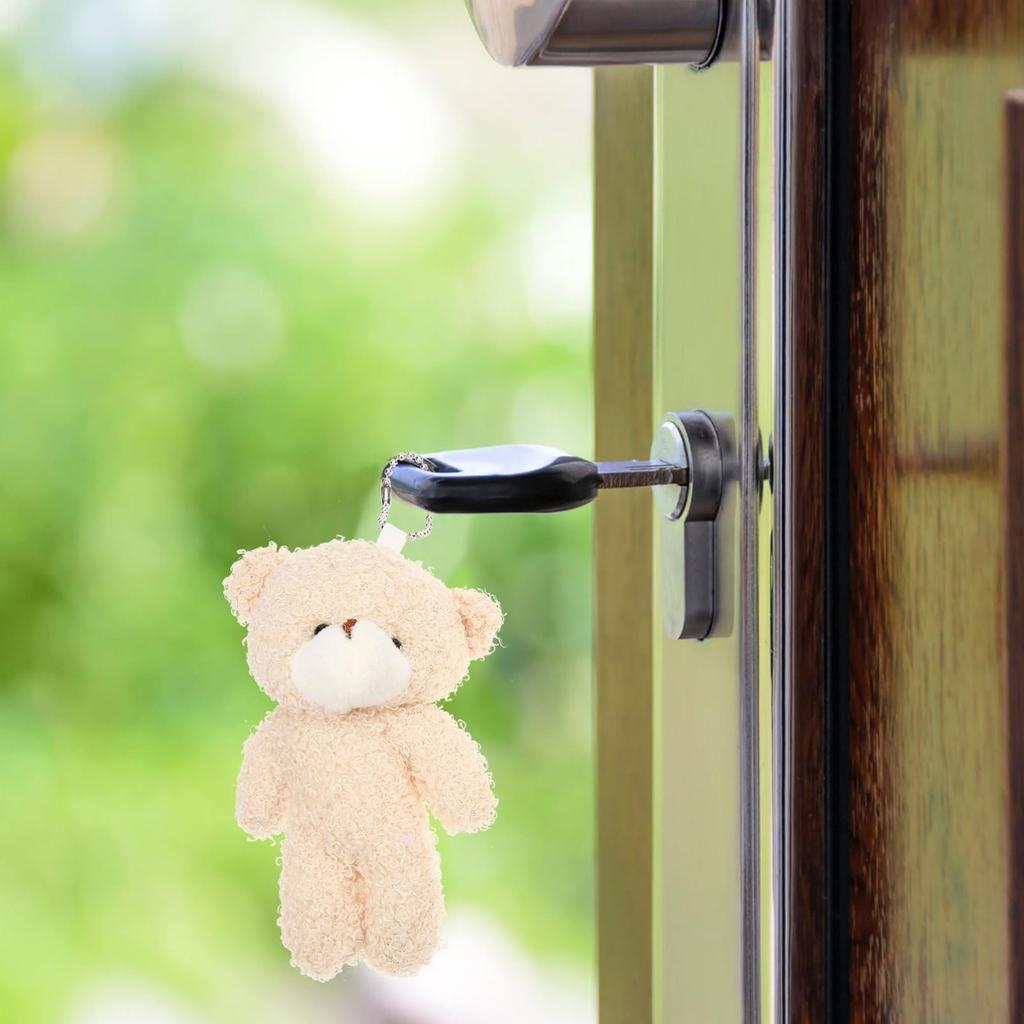 Toyvian Keychain Bear Cute Bear Keychain Bear Small Key Chain Bear Stylish Cute Keychain Pendant Bag Charm Bag Accessory Decoration Birthday Wedding