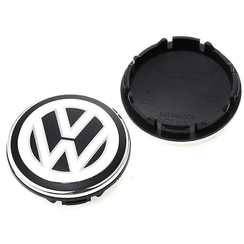 Dla VOLKSWAGEN VW GTI B5 2025 Gorące Dla Volkswagena 4 szt. 55mm 56mm 65mm 63mm Stylizacja Samochodu Nakładki na Środki Kół Pokrywy Piast Odznaka Akcesoria