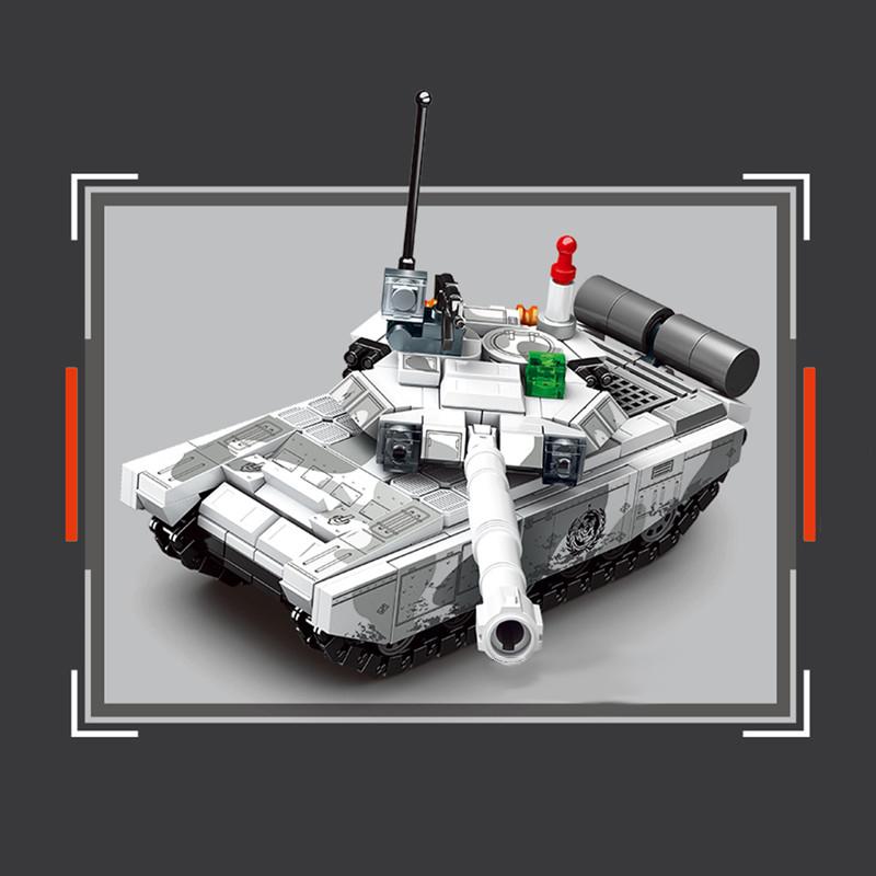 Non-Toxic Sembo Military Series Main Battled Tank Assemblage Building Blocks Moc Chariot Model Bricks Ornaments Car Toys Diy Birthday Gift