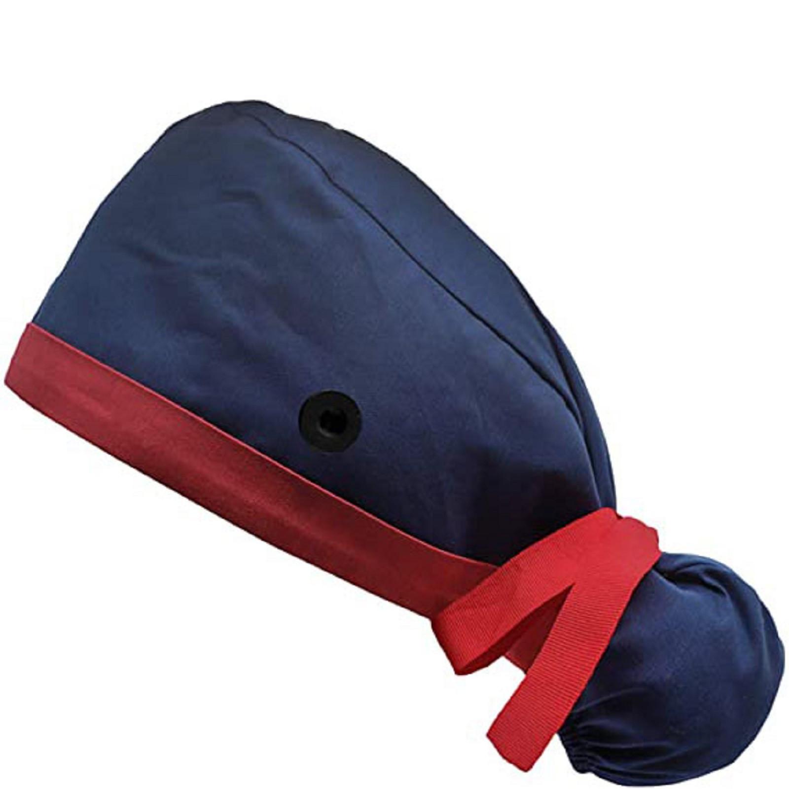 

Скраб-шапочка с пуговицами Пышная шапка с повязкой для женщин и мужчин