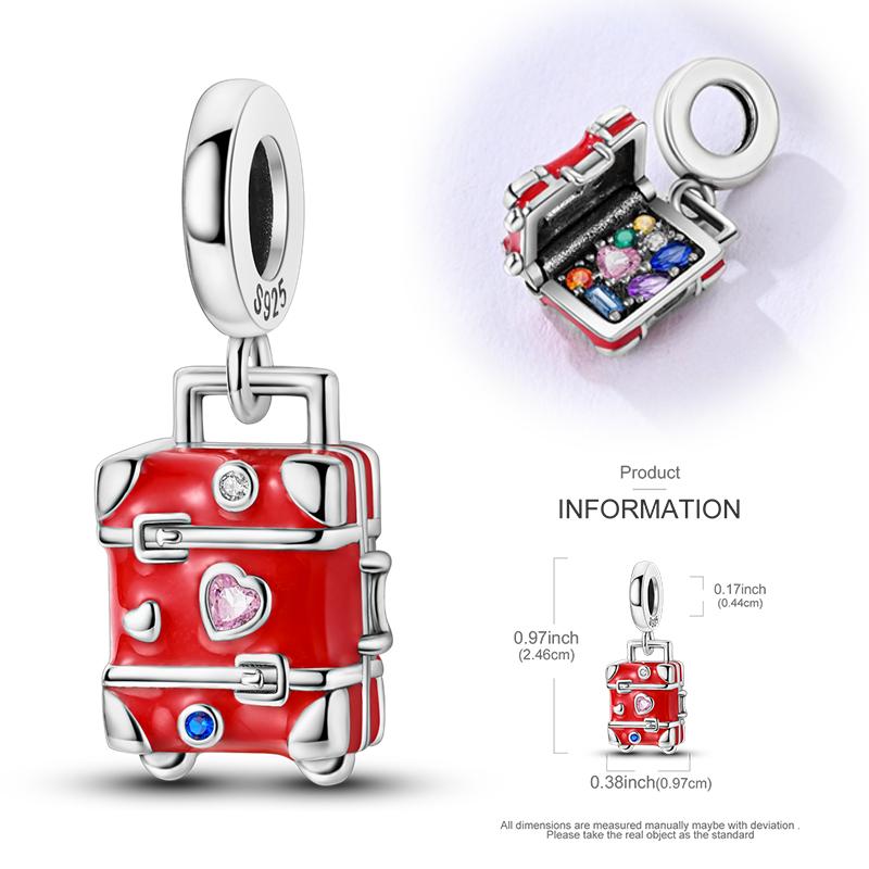 New Copper Openable Charms Pendants Russian Nesting Doll Easter Egg Dangle Fit Women Original Bracelet Diy Jewelry Gifts