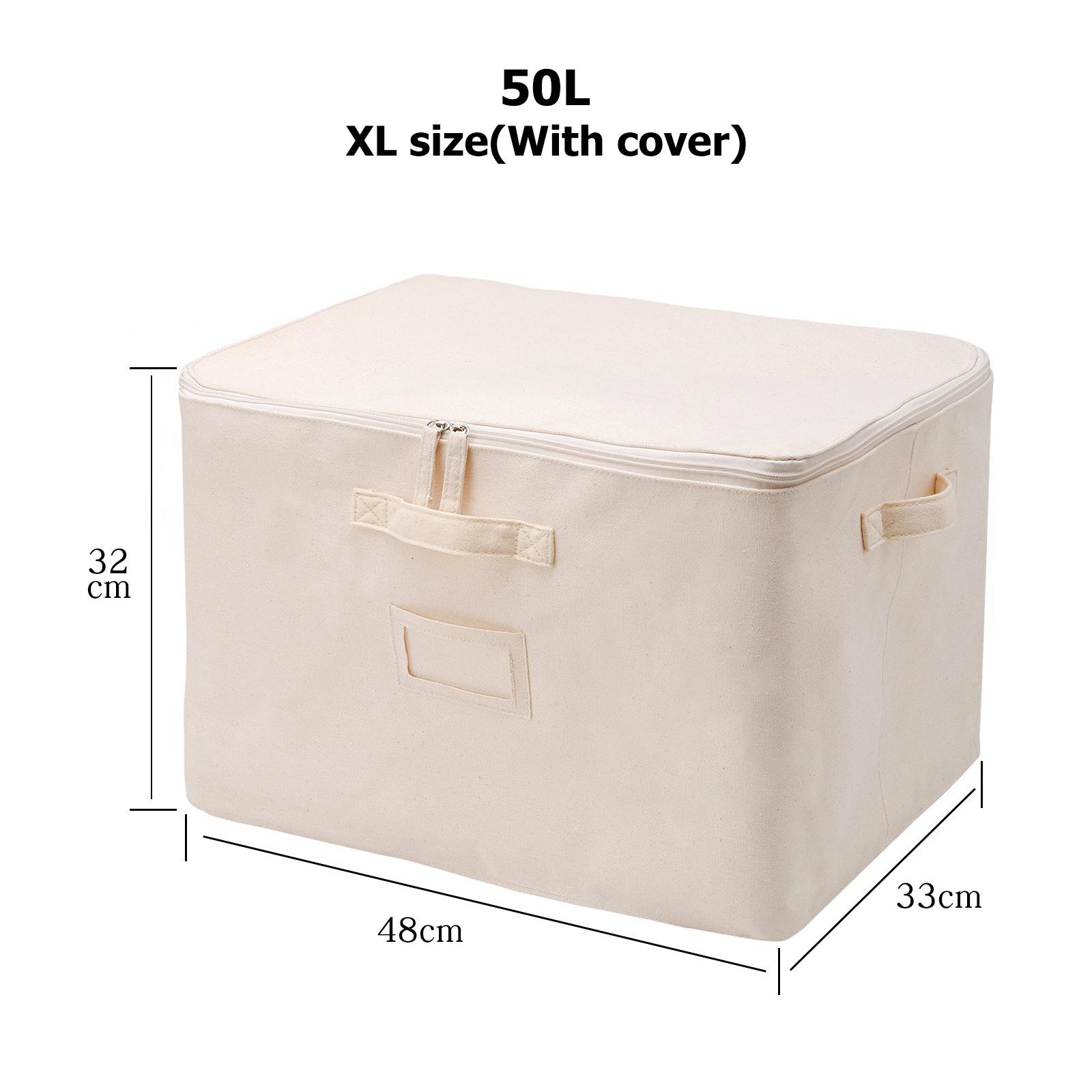 Полностью хлопковый шкаф для одежды ящик для хранения нижнего белья органайзер для одеял корзина для игрушек 2179₽