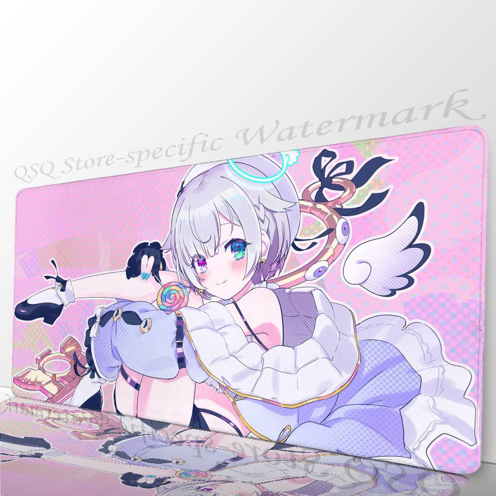 Amemiya Nazuna Anime V-VShojo Mousepad Non-slip Suitable For Office Computers Laptops E-sports Game Desk Mats XXL Keyboard
