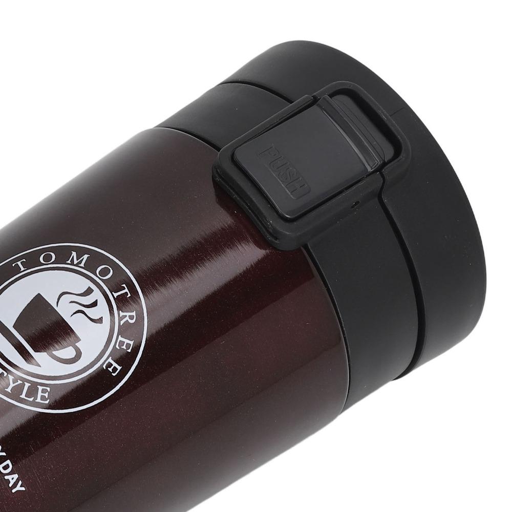 Vacuum-Sealed Insulated Coffee Cup Dual Layers Vacuum Coffee Cup Portable Coffee Mug  Travel Use