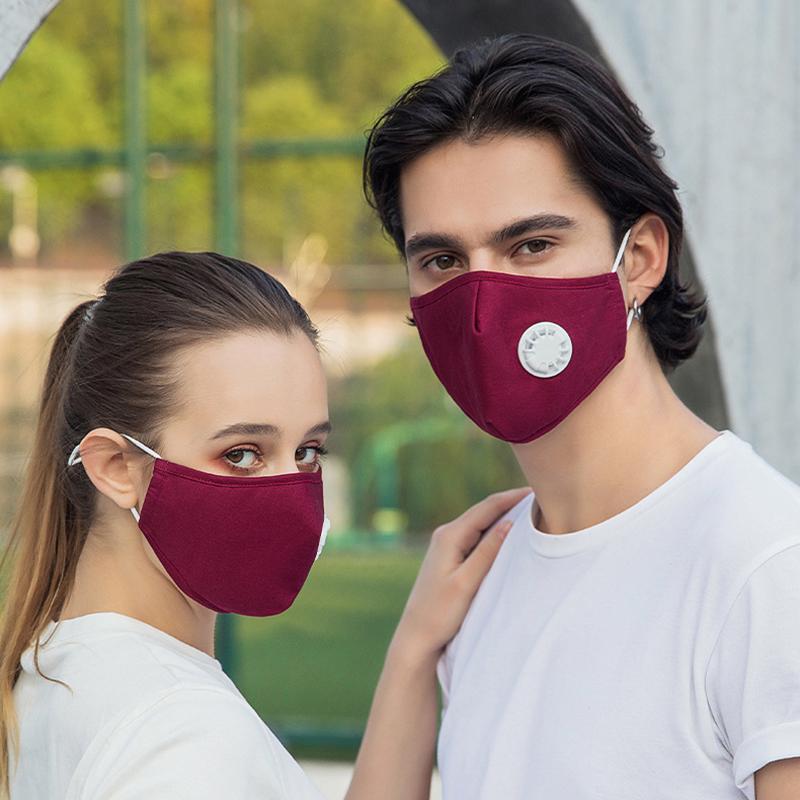 Anti-förorenings Pm2.5 Dammasker Tvättbara Och Återanvändbara Pluggbara Packning Bomull Unisex Rese Ppe Masker Bekväma Och Andningsbara