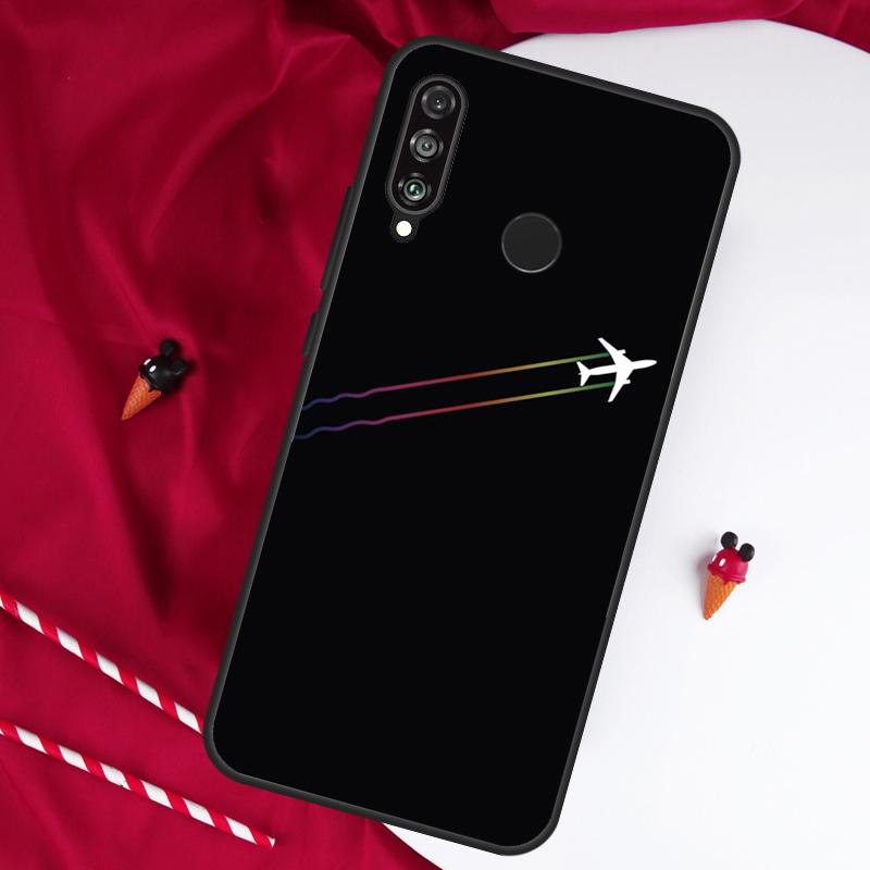 Airplane Aircraft For Huawei Nova 12s 11i 12i 7i 8i Y73 Y70 Y90 Y60 Y72 Y61 Y91 9 10 SE P30 Pro P40 Lite Case