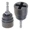 Power Wing Nut Driver,1/4" Hexagonal Shank Slot Wing Nut Drill Bit Socket Wrenches for Panel Nuts Screws