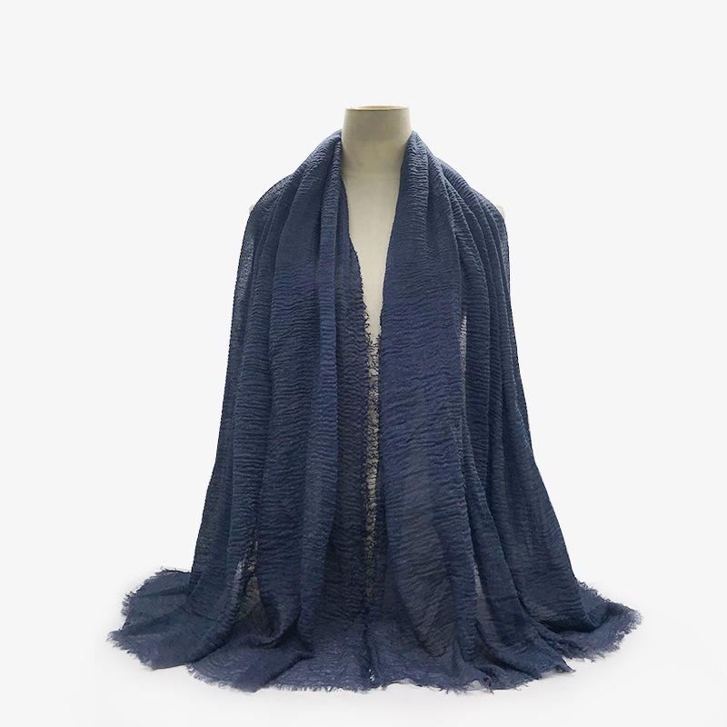 Women Cotton Linen Scarf Summer Girl Solid Color Sunscreen Thin Scarves Soft Shawl Foulard Viscose Spring Female Wrap Shawls New