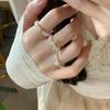Elegant Handmade Elastic Pearl Beaded Ring for Women - Trendy and Exquisite Finger Accessory