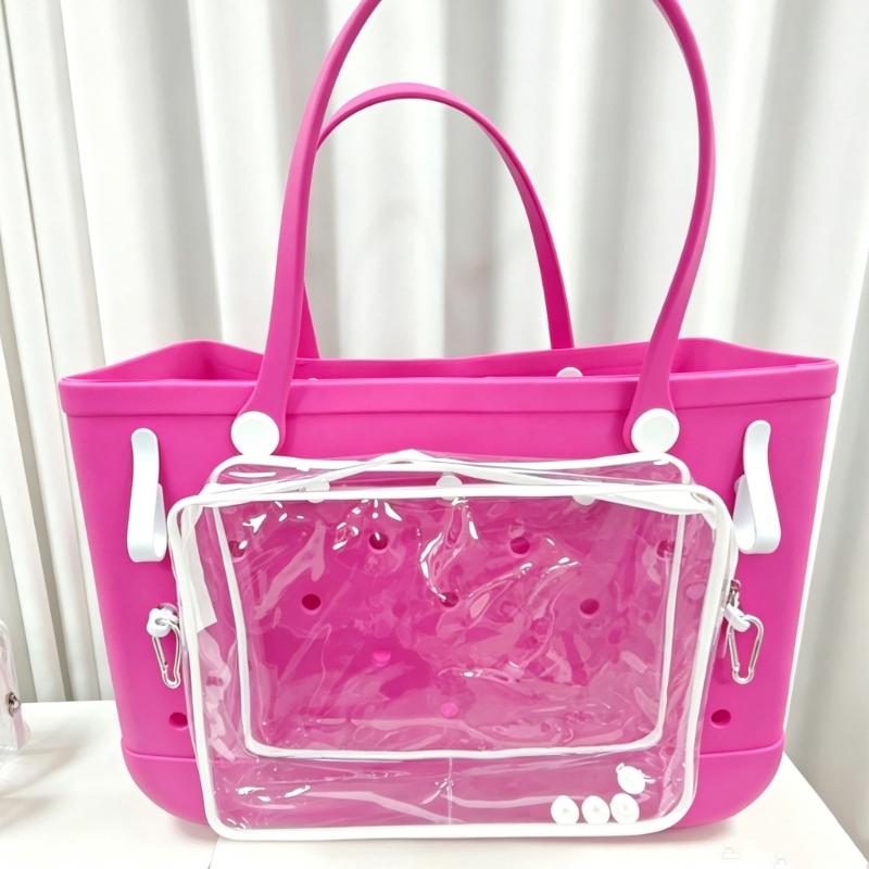 Waterproof PVC Clear Bag Insert Container Hook Accessories Key Holder for Beach Bag Gym And Travel Easy To Install