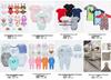 2025 Korean Style Summer Baby Girl Bodysuit Set - 3-Piece Newborn Rompers