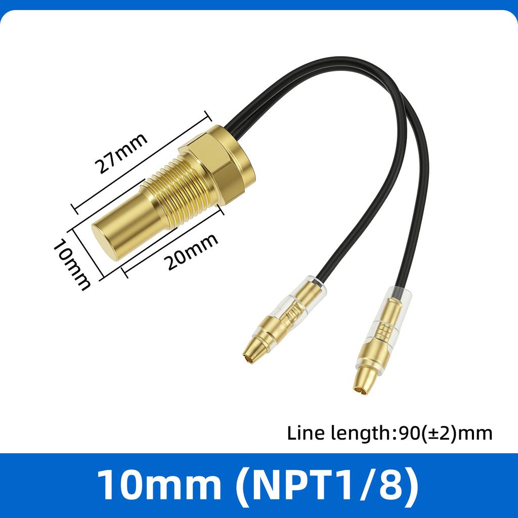 12V/24V Universal Water Temp Sensor 50K 10/12/14/16/17/21MM Signal 301-23ohm Temperature Sender For Car Truck Boat VDO Gauge