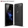 Противоударный силиконовый чехол для Sony Xperia XZ2 Compact XZ2mini, чехол из матового углеродного волокна для Sony XZ2 Mini, задняя крышка, чехлы