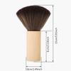 Anti-Static Hair Sweep Brush Wood Handle Barber Cleaning Brush Neck Duster Brush  For Barber Shop