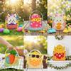 6pcs Egg Rabbit Carrot Easter Bunny Candy Boxes with Handle Candy Gift Bag  Spring Parties