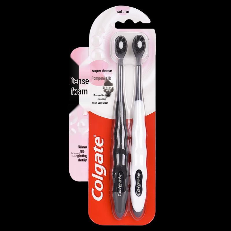 

Colgate Ultra-Dense Fluffy Bristle Toothbrush Twin Pack