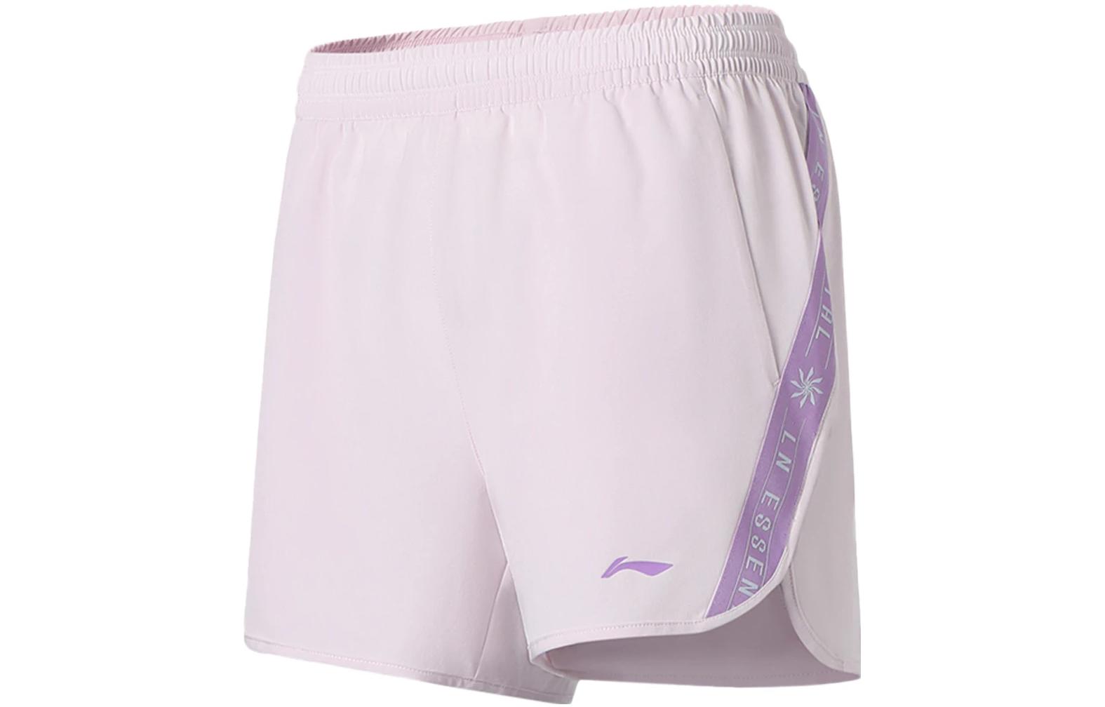 Li Ning Fitness Series Casual Shorts Women s Dusty Purple Moderate AKSS356-3 L