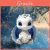 Charming Acrylic Dragon Egg Pendant For Christmas Tree Decor And Car Mirror Ornament