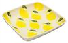 Hasami Ware Kikusho Kiln Fruit Square Bowl, Approx. 17cm, Lemon
