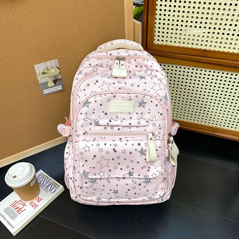 Schoolbag Junior High School Girl High School Student Backpack College Student Travel Commuter Backpack College Wind Lightweight Cute
